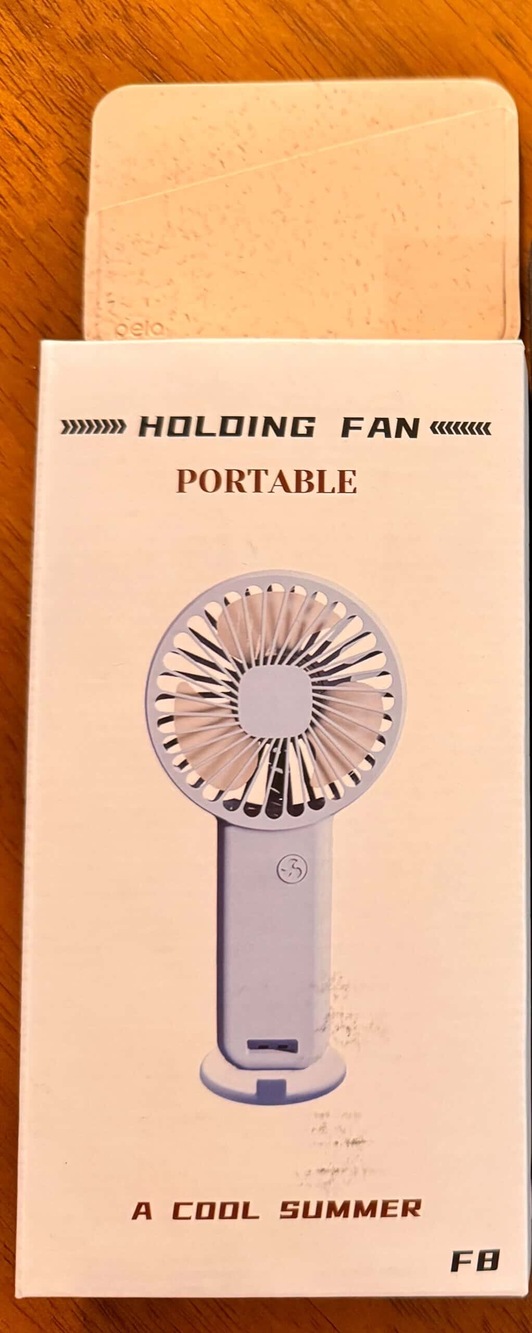Holding Fan Portable Handheld Fan / Blue